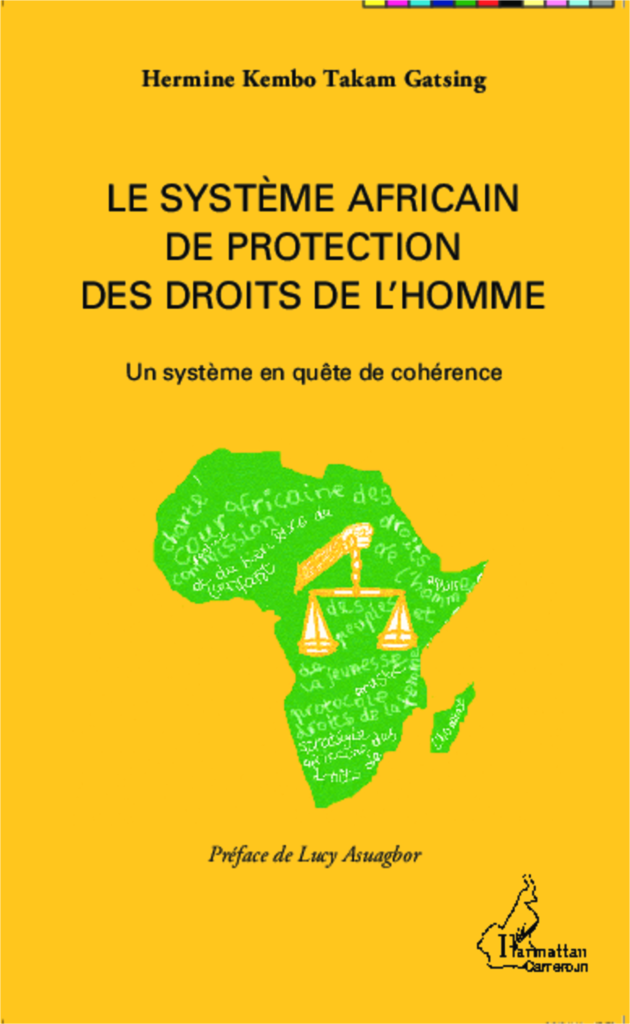 Première de couverture Système africain de protection des droits de l'homme