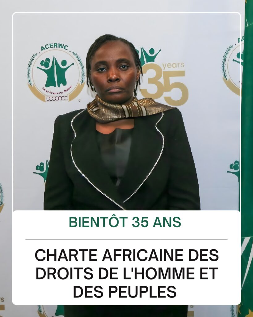 35 ans de la charte africaine des droits de l'homme et des peuples