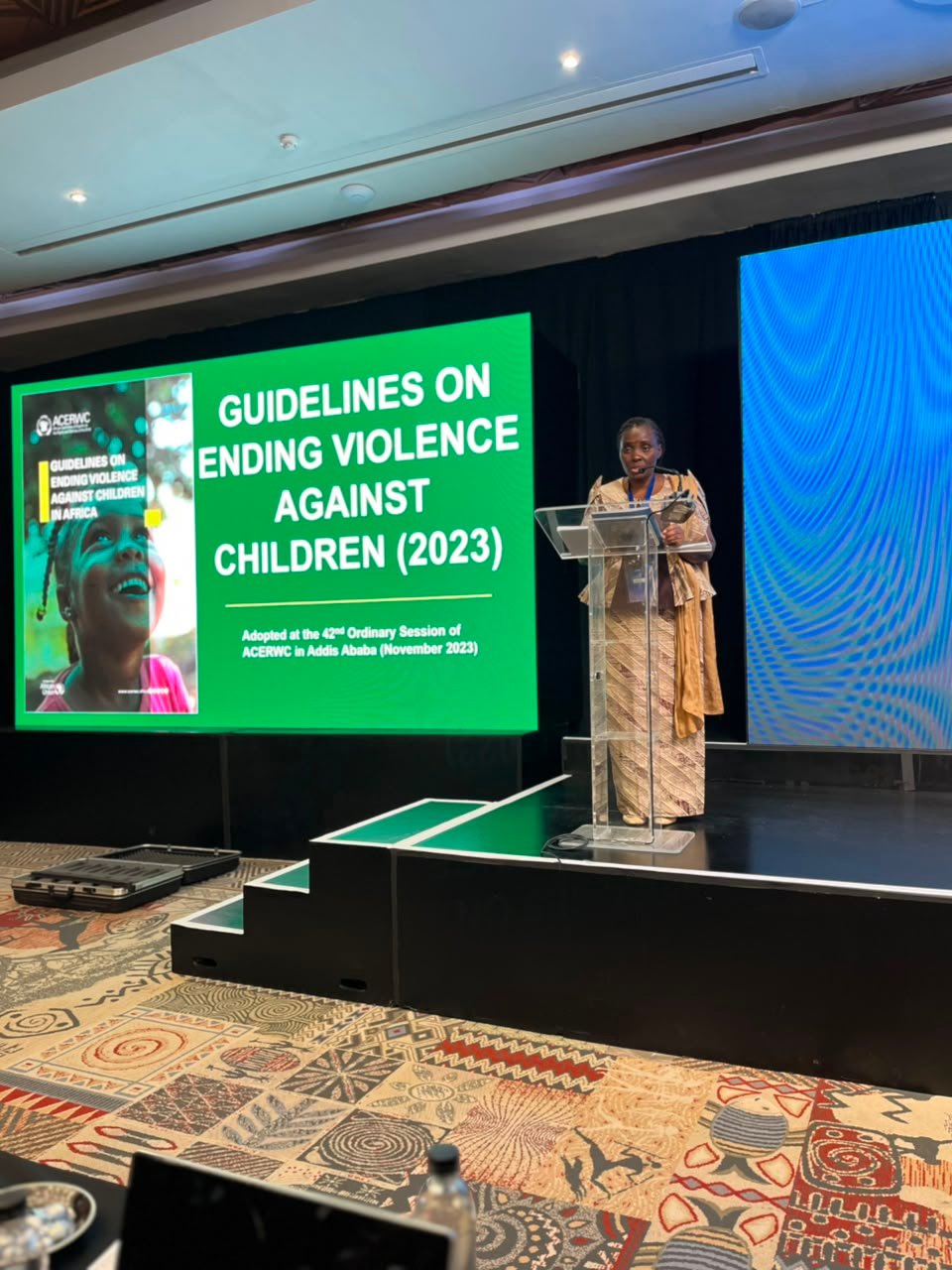 Hermine Kembo Takam Gatsing Represents the African Committee of Experts on the Rights and Welfare of the Child at the African Union's Specialised Technical Committee in Windhoek