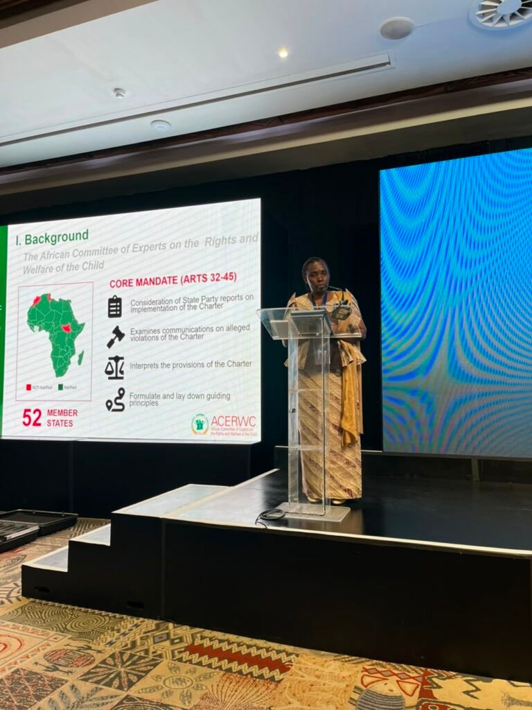 Hermine Kembo Takam Gatsing Represents the African Committee of Experts on the Rights and Welfare of the Child at the African Union's Specialised Technical Committee in Windhoek